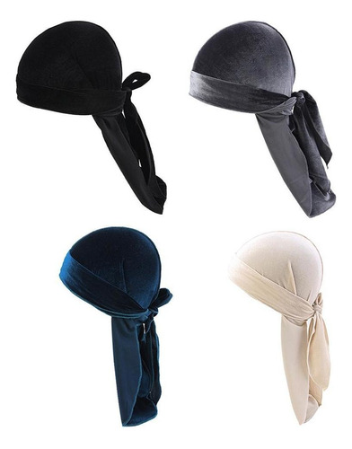 Bandana De Unisex Headwear Silk Pirate Cap Wrap Hat Paquete