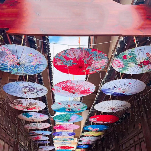 Capa De Chuva Feminina De Tecido De Seda Estilo C