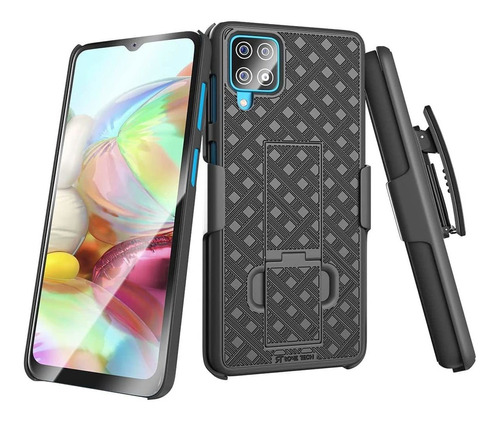 Funda Para Samsung Galaxy A12  ( Color Negro)