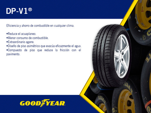 Paq 4 Llantas Goodyear 185/60r15 Dp-v1 84t