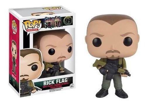 Boneco Rick Flag Suicide Squad Esquadrão Suicida Funko