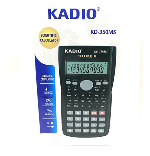 Calculadora Cientifica Completa Kadio X1 Unidad