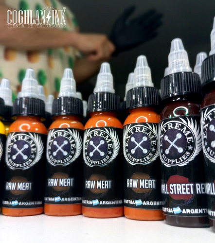 Imagen 6 de 7 de Tinta Tattoo Extreme Raw Meat X 1oz Tatuajes Tatuar