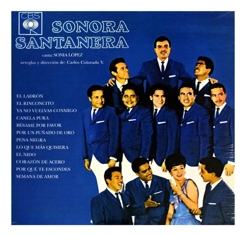 Sonora Santanera- Canta Sonia Lopez- Lp Vinyl  ( Azul Blue )