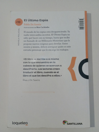 El Último Espía - Pablo De Santis (Usado)