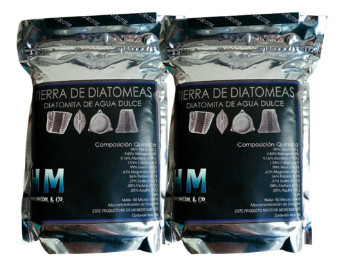 Tierra De Diatomeas Micronizada 2kgs Envio Gratis 