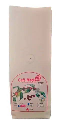 comprar Café Arábiga Orgánico, Tostado Y Molido, 250 Gr, Café Metik