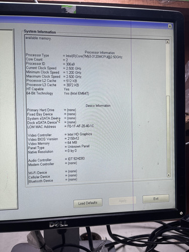 Dell Latitude E5530 Por Partes (Usado)
