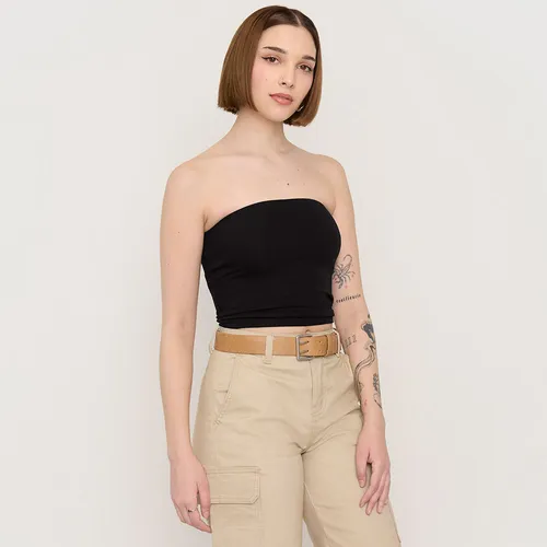 Poleras strapless mujer sale