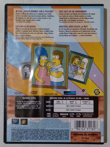 Dvd Los Simpson Besos Y Cuentos La Historia De Su Amor Semi (Usado)