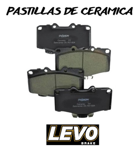 Pastilla Freno Ceramic Levo Delant Toyota Autana 4500 7298