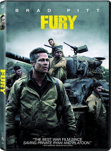 Dvd Fury / Corazones De Hierro