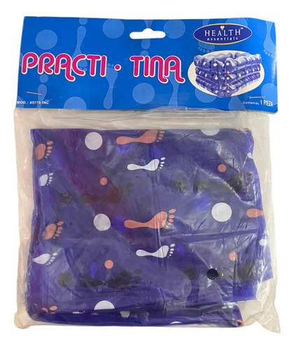 Tina Spa Relajante Para Pies Pedicura Portátil Inflable Rosa Color Azul