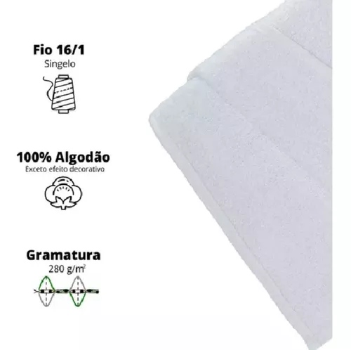 Kit 20 Toalhas para Salão de Beleza Grossa Grécia 45x70cm