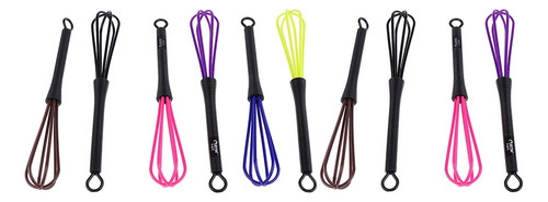 10pcs Batidor Multicolor Mezclador De Pigmentos Perfecto Par