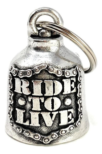 Bravo Bells Live To Ride Biker Shield Bell  Accesorio De Ca