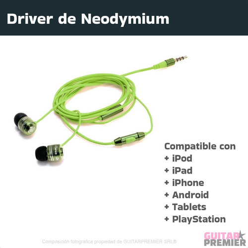 Auriculares Profesionales In Ear Idance Eb X203 Mic + Funda