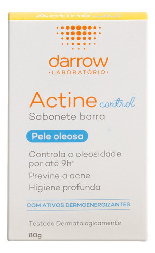 Sabonete Barra Darrow Actine Control Caixa 80g