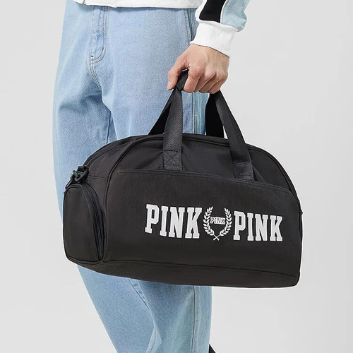 Bolsa De Gimnasio Con Compartimento Para Zapatos De Mujer, B