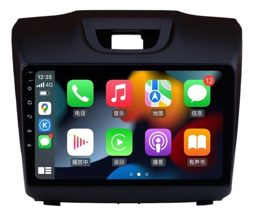 Estéreo Carplay 2+32g Para Chevrolet S10 Isuzu Dmax