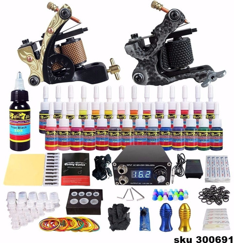 Kit Tatuaje Profesional 2 Maquina Tatuar Envio Tk222 F6 W01