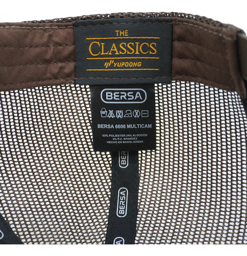 Bersa Gorra Trucker Logo Talle Único Marrón Claro Único Camuflado