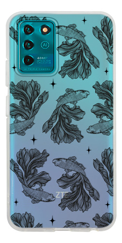 Funda Para Zte Pez Beta Patrón Antigolpes Case Anticaidas