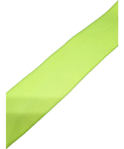 Elástico Afelpado Amarillo Flúo Para Boxer Ancho 4 Cm X 1 Mt Liso Amarillo Flúo