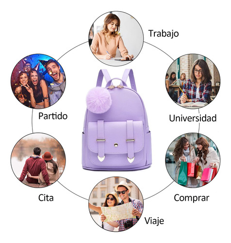 Mini Mochila De Moda Para Mujer Casuals, Mochila Antirrobo