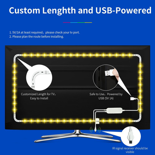 Luz De Fondo De Led Tv Actualizada Para Tv De 85 Pulgadas, L