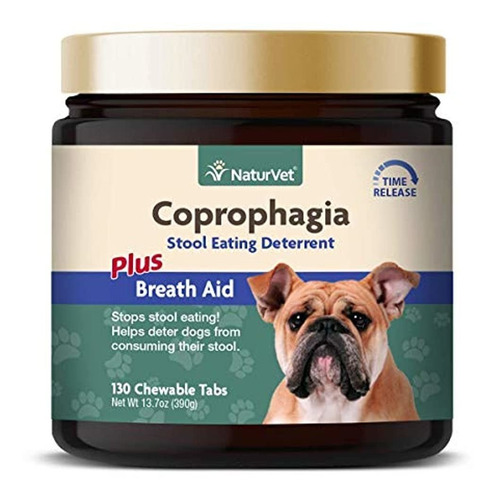 Naturvet Coprophagia Stool Eating Deterrent Plus Breath Ai