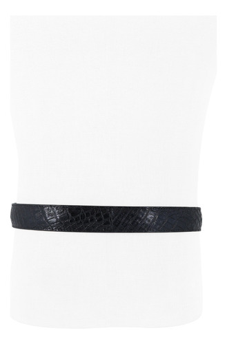 Cinto Cocodrilo Malcreado Negro Piel Original 38