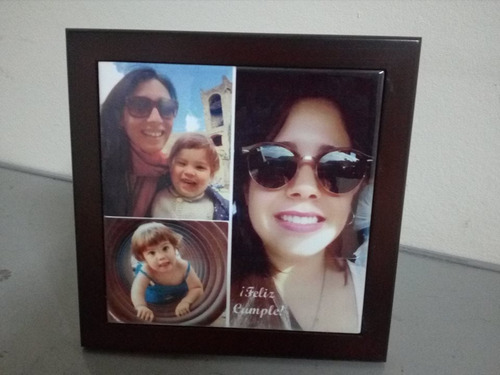 Azulejo Personalizado Con Marco. Día Del Padre