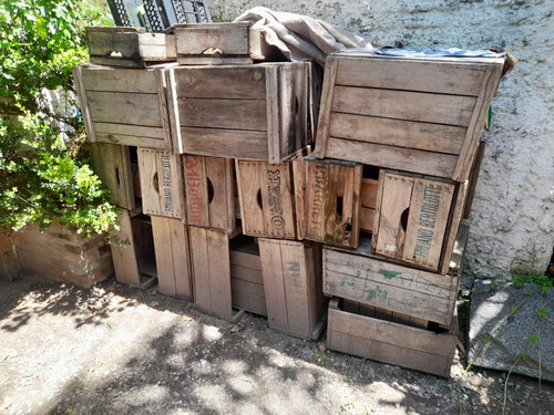 Lote De Cajones De Madera 