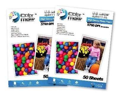 Papel Fotografico Doble Cara 180grs 20hjs Color Make Sgi