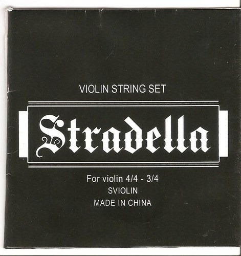 Encordado Stradella De Violin Set- Con 1ra Y 2da. Extra