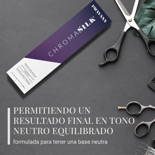 Tintes Pravana Chromasilk Gama Completa Tono 4n castaño