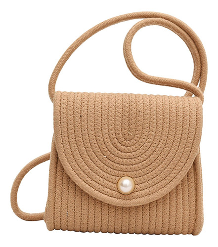 Bolso Bandolera Para Mujer, Playa De Verano, Bolso Caqui