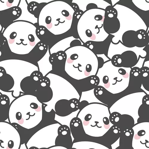 Papel de Parede Infantil Quarto Urso Panda