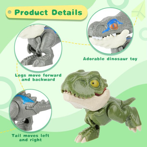 Dinosaurios Mordelon - Juguete Para Dedos 4 Piezas