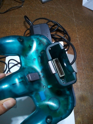 Consola Nintendo 64 Azul Transparente Ice Blue Azul (Usado)