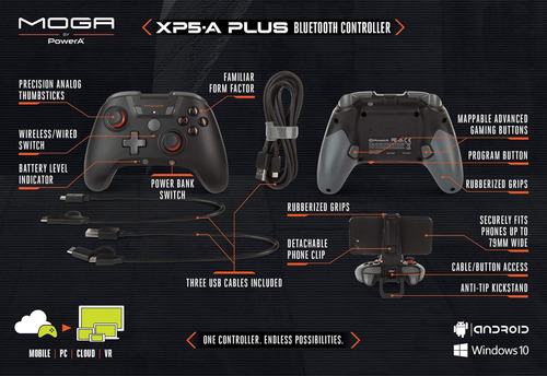 Controle Para Jogo Celular Powera Moga Xp5-a Plus Bluetooth