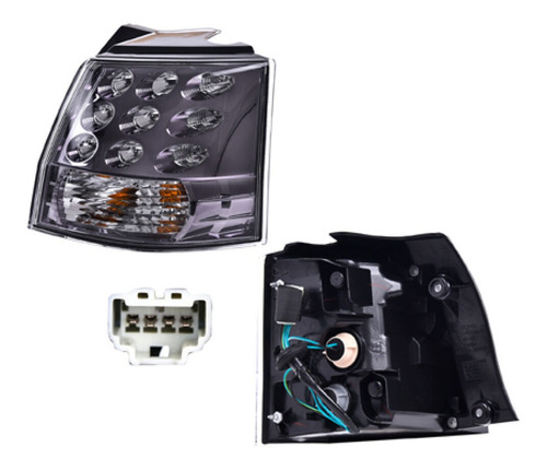 Calavera Ext Der C/leds Mitsubishi Outlander 07 Al 13 Depo