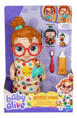 Muñeca F9965 Lil Dreamer Dottie Doodle Baby Alive