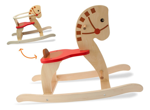 Caballo Mecedor Para Niños Máximo 35 Kg De Peso Color