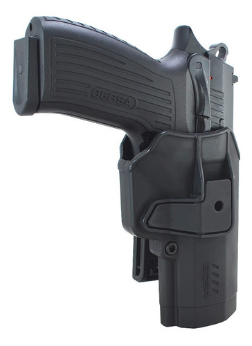 Imagen 5 de 6 de Combo Táctico Bersa Pro 9 - Muslera Pistolera Porta Cargador