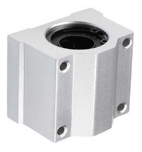 Pack 12 Scs10uu Pillow Block Alumínio Rolamento Linear 10mm