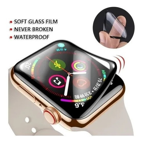 Protector Pantalla Vidrio Flexible Applewatch T500- W26 44mm