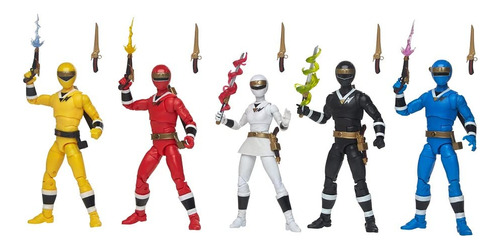 Power Rangers Lightning Collection - Paquete De 5 Figuras De