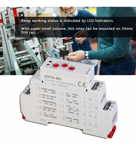 Multifunctional Time Relay Delay On Convenient Durable